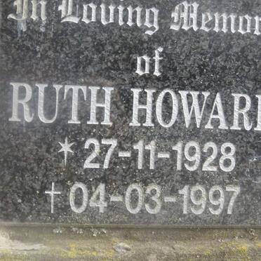 HOWARD Ruth 1928-1997