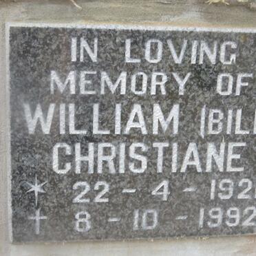 CHRISTIANE William 1921-1992
