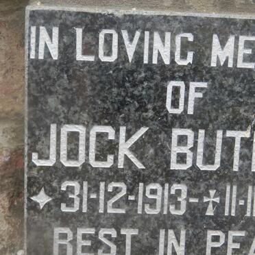 BUTLER Jock 1913-1989