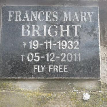 BRIGHT Frances Mary 1932-2011