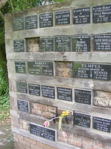 13. Memorial wall