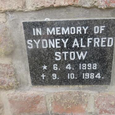 STOW Sydney Alfred 1898-1984