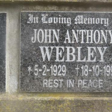 WEBLEY John Anthony 1929-1999