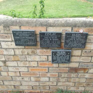 WHITE John Glen Pearman 1948-2003 :: FINLAY John 1934-1988 &amp; Irma 1937-2010