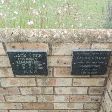LOCK Jack 1918-2000 :: VELIDA Laura 1943-2001