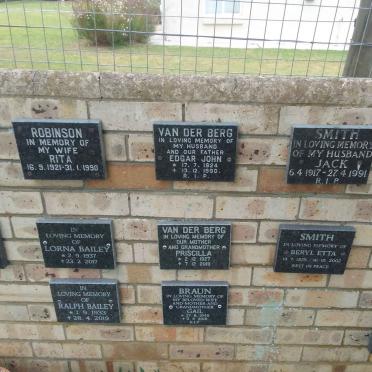 ROBINSON Rita 1921-1990 :: BAILEY Ralph 1933-2019 &amp; Lorna 1937-2017