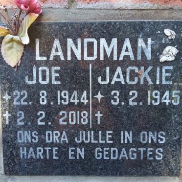 LANDMAN Joe 1944-2018 &amp; Jackie 1945