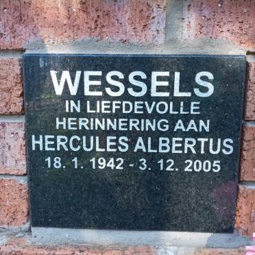WESSELS Hercules Albertus 1942-2005
