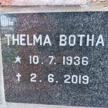 BOTHA Thelma 1936-2019