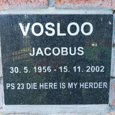 VOSLOO Jacobus 1956-2002