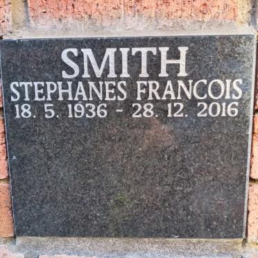 SMITH Stephanes Francois 1936-2016