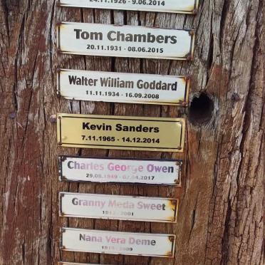 LEWIS Harold 1926-2014 :: CHAMBERS Tom 1931-2015 :: GODDARD Walter William 1934-2008 :: SANDERS Kevin 1965-2014