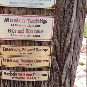 POWELL William Harry 1947-2015 :: TSCHÖP Monica 1947-2018 :: KNOKE Bernd 1944-2018