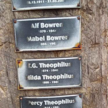 REENEN Charles, van 1912-1991 &amp; Else 1911-2001 :: BOWREN Alf 1879-1944 &amp; Mabel 1885-1962