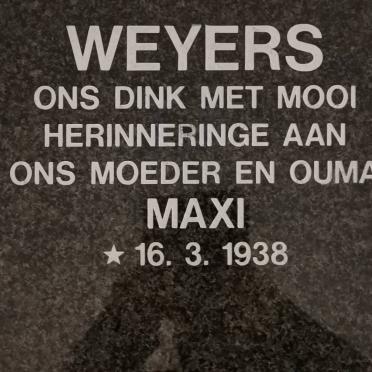 WEYERS Maxi 1938-