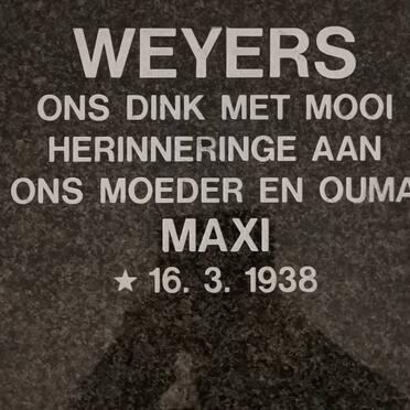 WEYERS Maxi 1938-