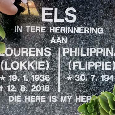 ELS Lourens 1936-2018 &amp; Philippina 1943-