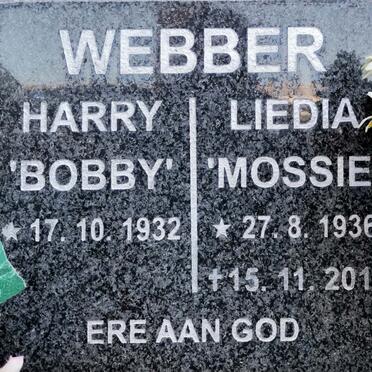 WEBBER Harry 1932- &amp; Liedia 1936-2011