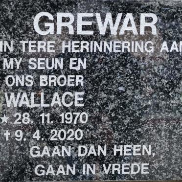 GREWAR Wallace 1970-2020