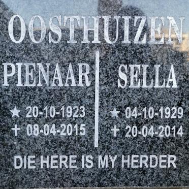 OOSTHUIZEN Pienaar 1923-2015 &amp; Sella 1929-2014