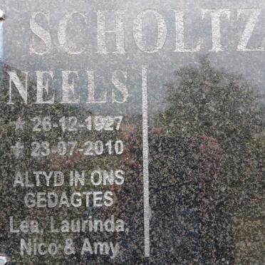 SCHOLTZ Neels 1927-2010