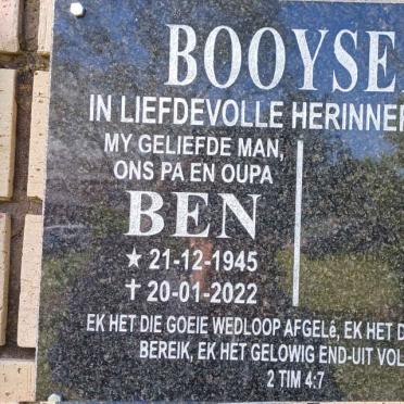 BOOYSEN Ben 1945-2022