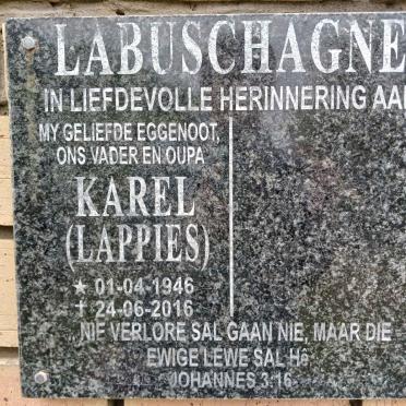 LABUSCHAGNE Karel 1946-2016