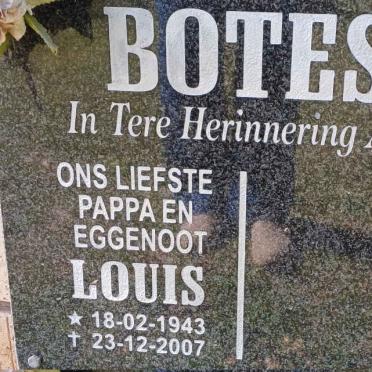 BOTES Louis 1943-2007