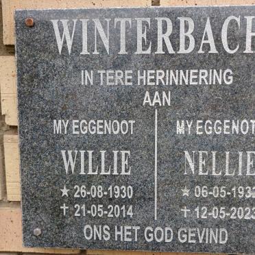 WINTERBACH Willie 1930-2014 &amp; Nellie 1932-2023