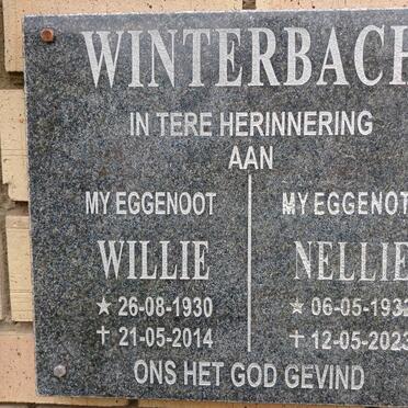 WINTERBACH Willie 1930-2014 &amp; Nellie 1932-2023