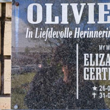 OLIVIER Elizabeth Gertruida 1918-2004