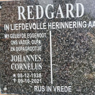 REDGARD Johannes Cornelus 1938-2021