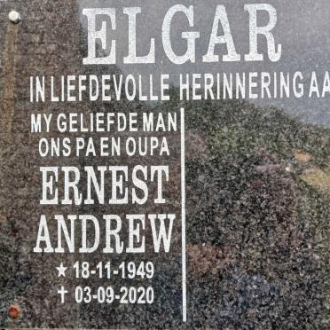ELGAR Ernest Andrew 1949-2020