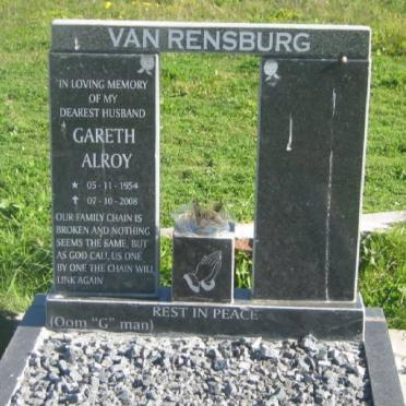 RENSBURG Gareth Alroy, van 1954-2008