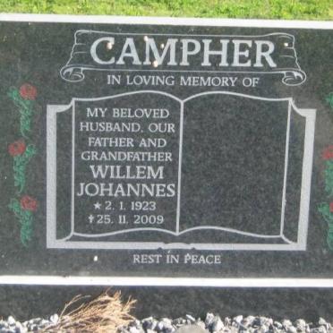 CAMPHER Willem Johannes 1923-2009