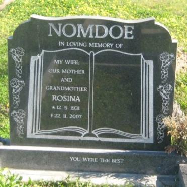 NOMDOE Rosina 1931-2007