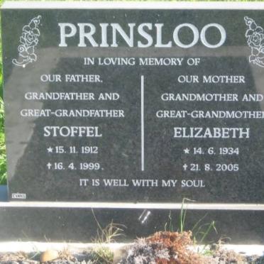 PRINSLOO Stoffel 1912-1999 &amp;  Elizabeth 1934-2005