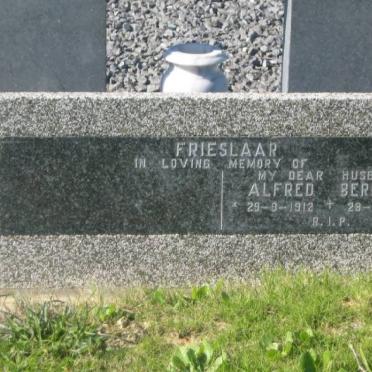 FRIESLAAR Alfred Bernard 1912-1983