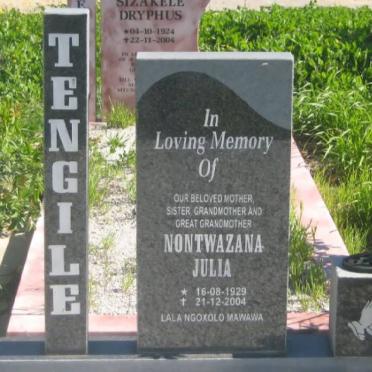 TENGILE Nontwazana Julia 1929-2004