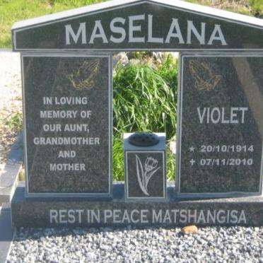 MASELANA Violet 1914-2010