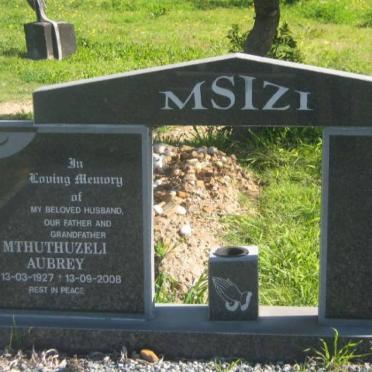 MSIZI Mthuthuzeli Aubrey 1927-2008