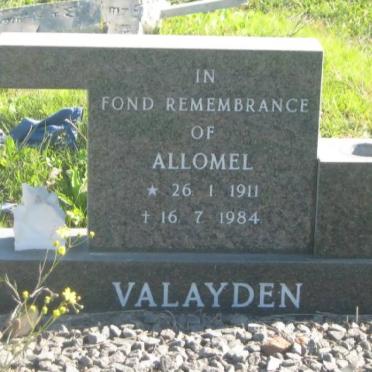 VALAYDEN Allomel 1911-1984