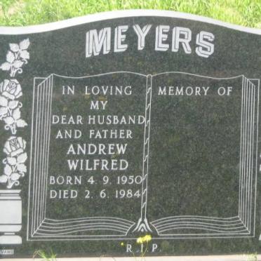 MEYERS Andrew Wilfred 1950-1984