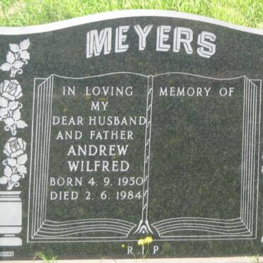 MEYERS Andrew Wilfred 1950-1984