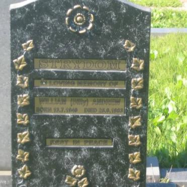 STRYDOM William Andrew 1960-1983