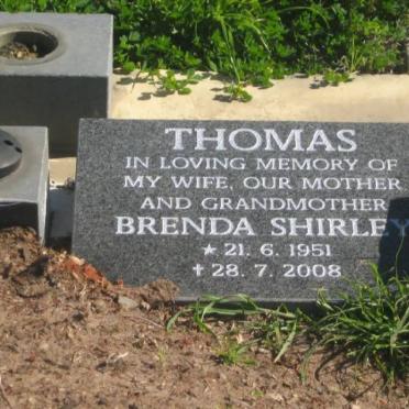 THOMAS Brenda Shirley 1951-2008