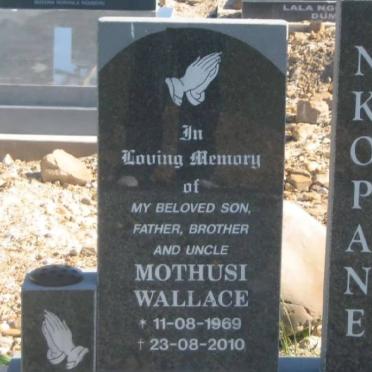 NKOPANE Mothusi Wallace 1969-2010