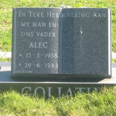 GOLIATH Alec 1958-1983