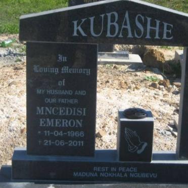 KUBASHE Mncedisi Emeron 1966-2011