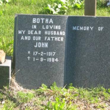 BOTHA John 1917-1984